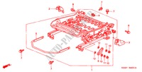 VORNE SITZKOMPONENTEN(R.)(2) für Honda CIVIC EXI 4 Türen 5 gang-Schaltgetriebe 2001