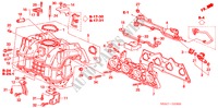 ANSAUGKRUEMMER für Honda CIVIC VTI-SDS 4 Türen 5 gang-Schaltgetriebe 2005
