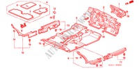 BODENMATTE für Honda CIVIC EXI-HD 4 Türen 5 gang-Schaltgetriebe 2005