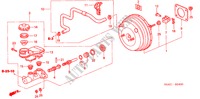 HAUPTBREMSZYLINDER/ MASTER POWER(LH) für Honda CIVIC VTI 4 Türen 4 gang automatikgetriebe 2005