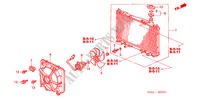 KUEHLER(TOYO) für Honda CIVIC EXI-HD 4 Türen 4 gang automatikgetriebe 2005