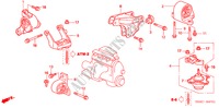 MOTORBEFESTIGUNGEN(AT) für Honda CIVIC VTI-LDS 4 Türen 4 gang automatikgetriebe 2005
