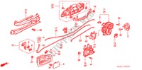TUERSCHLOESSER, HINTEN für Honda CIVIC EXI 4 Türen 5 gang-Schaltgetriebe 2005