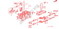 WAHLHEBEL für Honda CIVIC VTI-SDS 4 Türen 4 gang automatikgetriebe 2005
