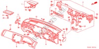 INSTRUMENTENBRETT(RH) für Honda CIVIC VTI 4 Türen 4 gang automatikgetriebe 2005