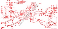 KRAFTSTOFFTANK(2) für Honda CIVIC 2.0 IVTC 4 Türen 5 gang automatikgetriebe 2005