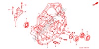 KUPPLUNGSGEHAEUSE für Honda CIVIC GLI-B 4 Türen 5 gang-Schaltgetriebe 2005