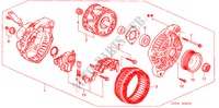 LICHTMASCHINE(MITSUBISHI) für Honda CIVIC 1.6 EST 4 Türen 4 gang automatikgetriebe 2005