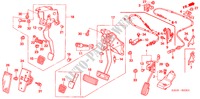 PEDAL(RH) für Honda CIVIC GLI-B 4 Türen 4 gang automatikgetriebe 2005
