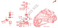 SCHALTARM/SCHALTHEBEL für Honda CIVIC EXI 4 Türen 5 gang-Schaltgetriebe 2005