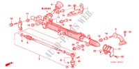 SERVOLENKGETRIEBE(HPS) (RH) für Honda CIVIC VTI 4 Türen 5 gang-Schaltgetriebe 2005