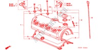 ZYLINDERKOPFDECKEL für Honda CIVIC LXI 4 Türen 5 gang-Schaltgetriebe 2005