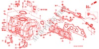 ANSAUGKRUEMMER für Honda CIVIC VTI 5 Türen 5 gang-Schaltgetriebe 2002