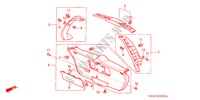 HECKKLAPPENVERKLEIDUNG für Honda CIVIC VI 5 Türen 5 gang-Schaltgetriebe 2001