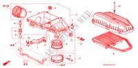 LUFTFILTER für Honda CIVIC VTI 5 Türen 5 gang-Schaltgetriebe 2001