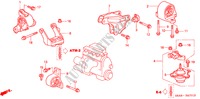 MOTORBEFESTIGUNGEN(AT) für Honda CIVIC EXI 5 Türen 4 gang automatikgetriebe 2001