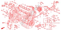 MOTORHALTERUNG für Honda CIVIC VTI 5 Türen 5 gang-Schaltgetriebe 2001
