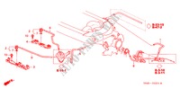 EINBAULEITUNG/ROHRE(V6) (1) für Honda ACCORD V6 4 Türen 4 gang automatikgetriebe 2000