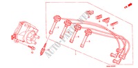 HOCHSPANNUNGSKABEL/STOEPSEL (L4) für Honda ACCORD 2.3 LEV 4 Türen 4 gang automatikgetriebe 2000