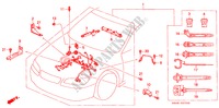 MOTORKABELBAUM(L4) (LH) für Honda ACCORD 2.3VTI 4 Türen 4 gang automatikgetriebe 2001