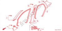 SAEULENZIERSTUECK(LH) für Honda ACCORD 2.3VTI 4 Türen 4 gang automatikgetriebe 1998