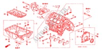 ZYLINDERBLOCK/OELWANNE (V6) für Honda ACCORD 3.0V6    SINGAPORE 4 Türen 4 gang automatikgetriebe 2002
