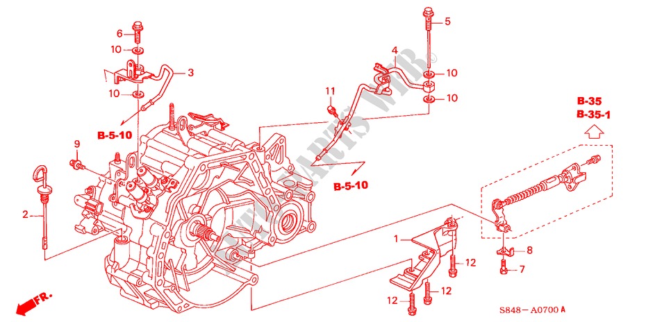OELSTANDMESSER(L4) für Honda ACCORD 2.3VTI 4 Türen 4 gang automatikgetriebe 2002