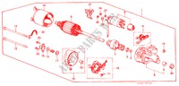 ANLASSERKOMPONENTE (DENSO)(1) für Honda ACCORD EX 3 Türen 5 gang-Schaltgetriebe 1982