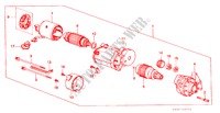 ANLASSERKOMPONENTE (DENSO)(2) für Honda ACCORD GL 4 Türen 5 gang-Schaltgetriebe 1983