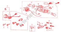 SCHALTER(2) für Honda ACCORD EX 3 Türen 3 gang automatikgetriebe 1983