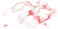 SEITENKABELBAUM(3D) für Honda ACCORD GL 3 Türen 3 gang automatikgetriebe 1982