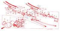 WINDSCHUTZSCHEIBENWISCHER für Honda ACCORD GL 4 Türen 3 gang automatikgetriebe 1983