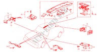 INNENLEUCHTE für Honda ACCORD EX 1600 3 Türen 5 gang-Schaltgetriebe 1984
