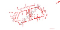 TUERZIERSTUECK(4D) für Honda ACCORD EX 4 Türen 4 gang automatikgetriebe 1984