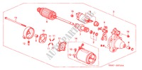 ANLASSER (DENSO) (1) für Honda JAZZ 1.4LX 5 Türen 5 gang-Schaltgetriebe 2002
