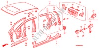 AUSSENBLECHE/TAFEL, HINTEN für Honda JAZZ 1.3DSI 5 Türen vollautomatische 2004