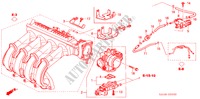 DROSSELKLAPPENGEHAEUSE für Honda JAZZ VTI 5 Türen 5 gang-Schaltgetriebe 2005