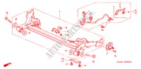 HINTERRADACHSE für Honda JAZZ VTI 5 Türen 5 gang-Schaltgetriebe 2005