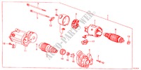 ANLASSERKOMPONENTE (DENSO) für Honda PRELUDE 2.0I-16 2 Türen 5 gang-Schaltgetriebe 1987