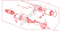 ANLASSERKOMPONENTE (DENSO) für Honda PRELUDE 2.0I-16 2 Türen 5 gang-Schaltgetriebe 1986
