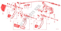 BREMSPEDAL/KUPPLUNGSPEDAL für Honda PRELUDE EX 2 Türen 4 gang automatikgetriebe 1984