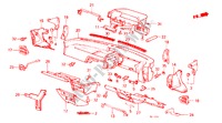 INSTRUMENTENBRETT für Honda PRELUDE EX 2 Türen 5 gang-Schaltgetriebe 1984