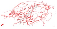 KABINEN KABELBAUM für Honda PRELUDE 2.0I-16 2 Türen 5 gang-Schaltgetriebe 1987