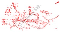 KRAFTSTOFFTANK für Honda PRELUDE 2.0I-16 2 Türen 5 gang-Schaltgetriebe 1987