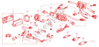 SCHALTER(2) für Honda PRELUDE EX 2 Türen 5 gang-Schaltgetriebe 1985