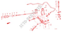 STABILISATORFEDER/ UNTERER ARM, VORNE für Honda PRELUDE 2.0SI 2 Türen 5 gang-Schaltgetriebe 1987