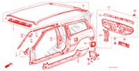 GEHAEUSESTRUKTUR(3)(2D) für Honda CIVIC DX 3 Türen 3 gang automatikgetriebe 1984