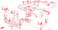 KLIMAANLAGE (SCHLAEUCHE/LEITUNGEN)(D,P,Y) für Honda CIVIC SHUTTLE DX 5 Türen 5 gang-Schaltgetriebe 1984