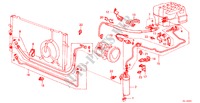 KLIMAANLAGE (SCHLAEUCHE/LEITUNGEN)(E,Q,T,U) für Honda CIVIC SHUTTLE DX 5 Türen 3 gang automatikgetriebe 1985