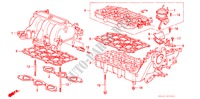 ANSAUGKRUEMMER(2) für Honda LEGEND EX 4 Türen 5 gang-Schaltgetriebe 1990